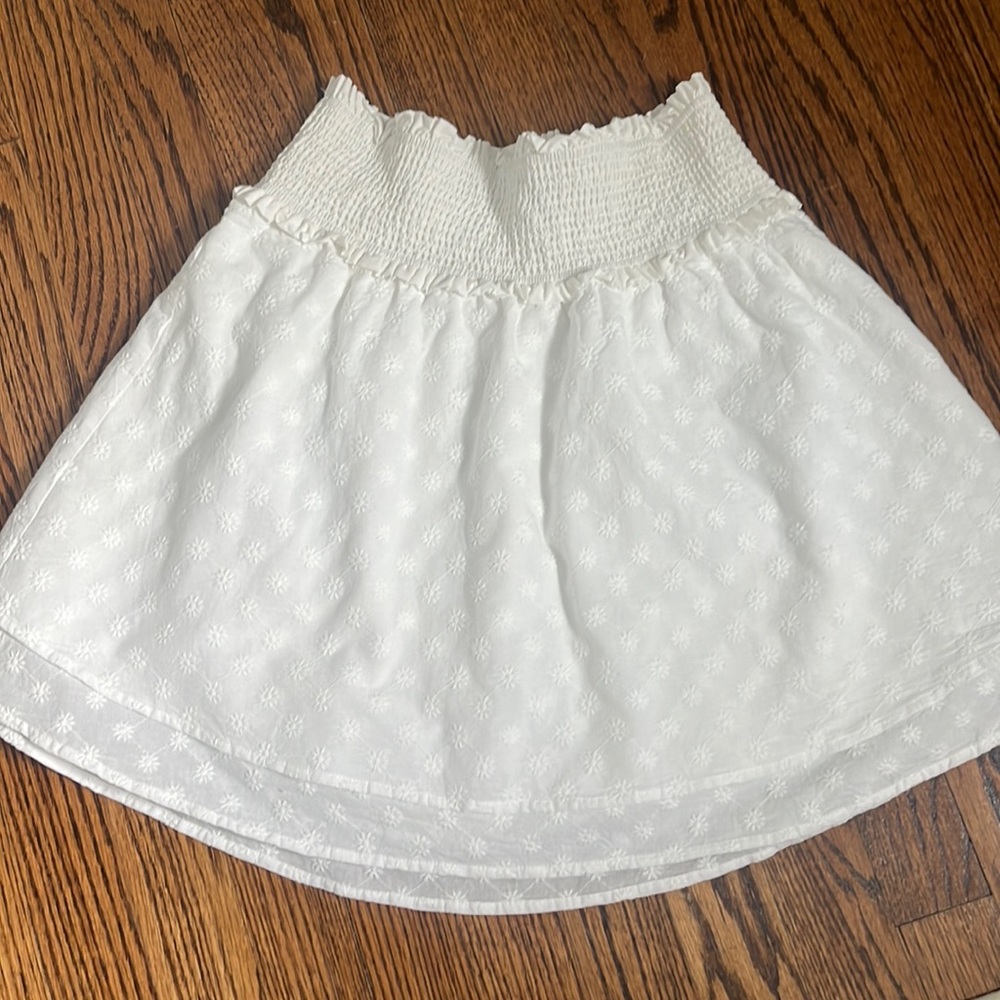 Rails white skirt size M